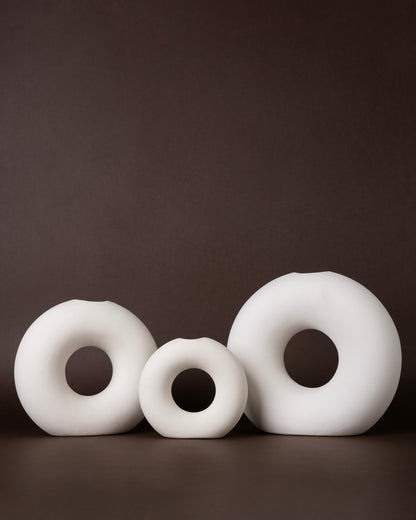 Donut Polo Vase (3-piece set)